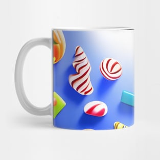 halloween candy under light moon Mug